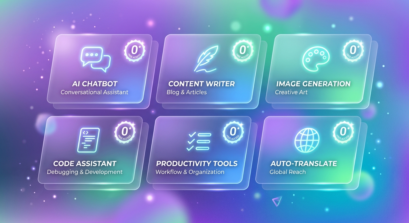 2026年AI工具完全免费方案推荐：零成本搭建你的AI工具栈