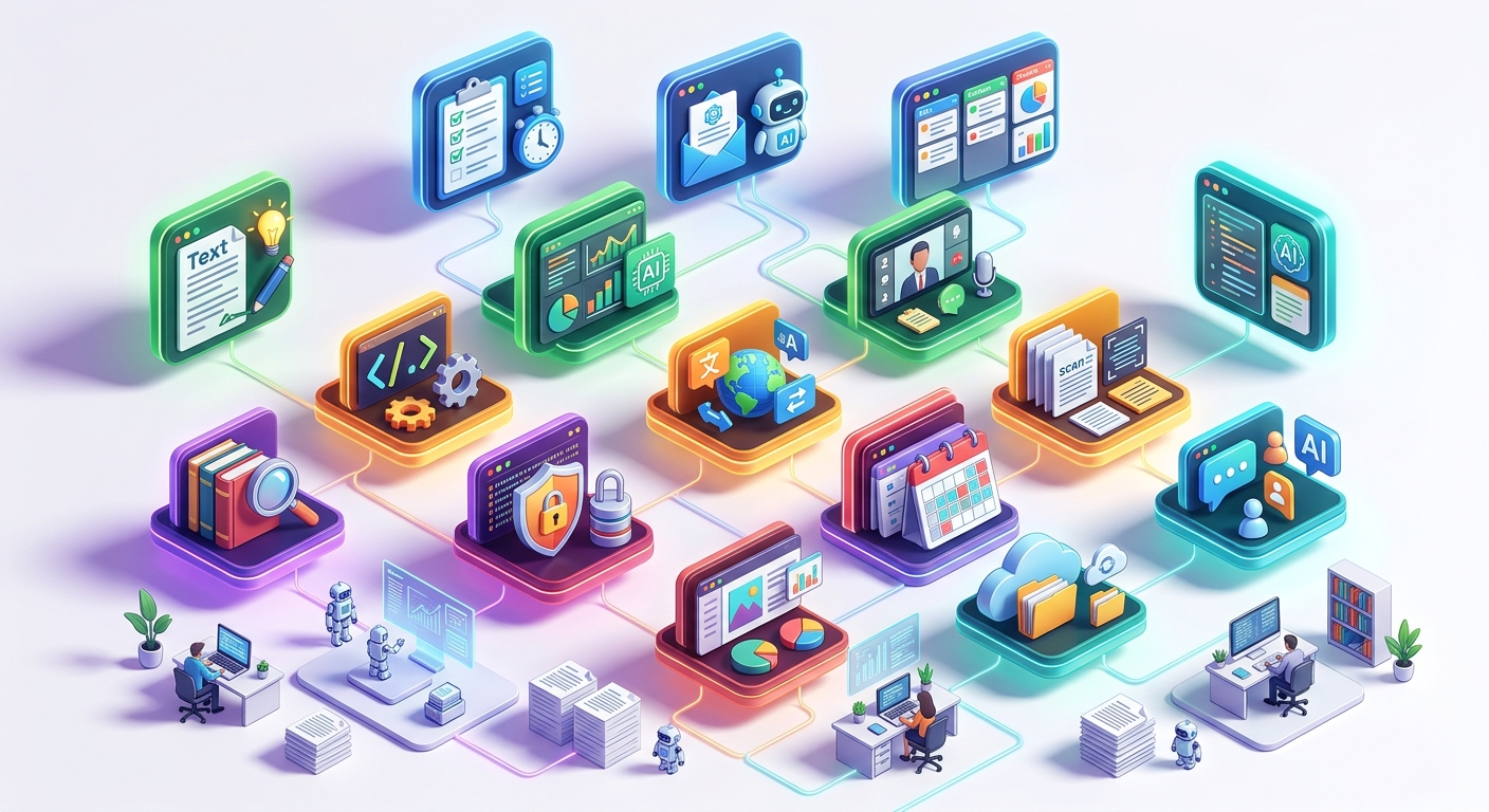 2026年AI办公工具推荐：15款提升效率神器，按场景精选